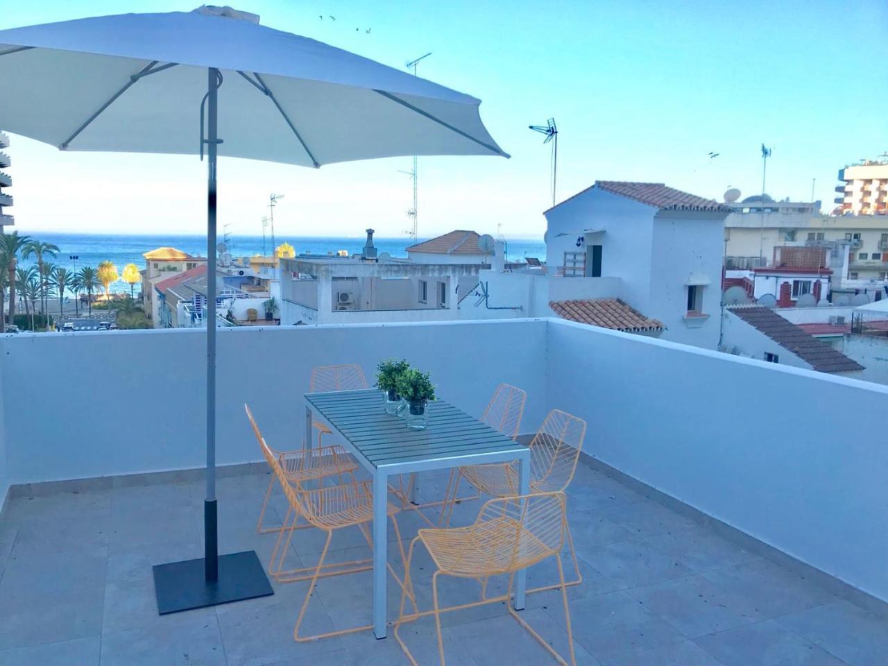 Lujoso Duplex En La Playa Con Vistas Al Mar Apartamento Torremolinos Exterior foto