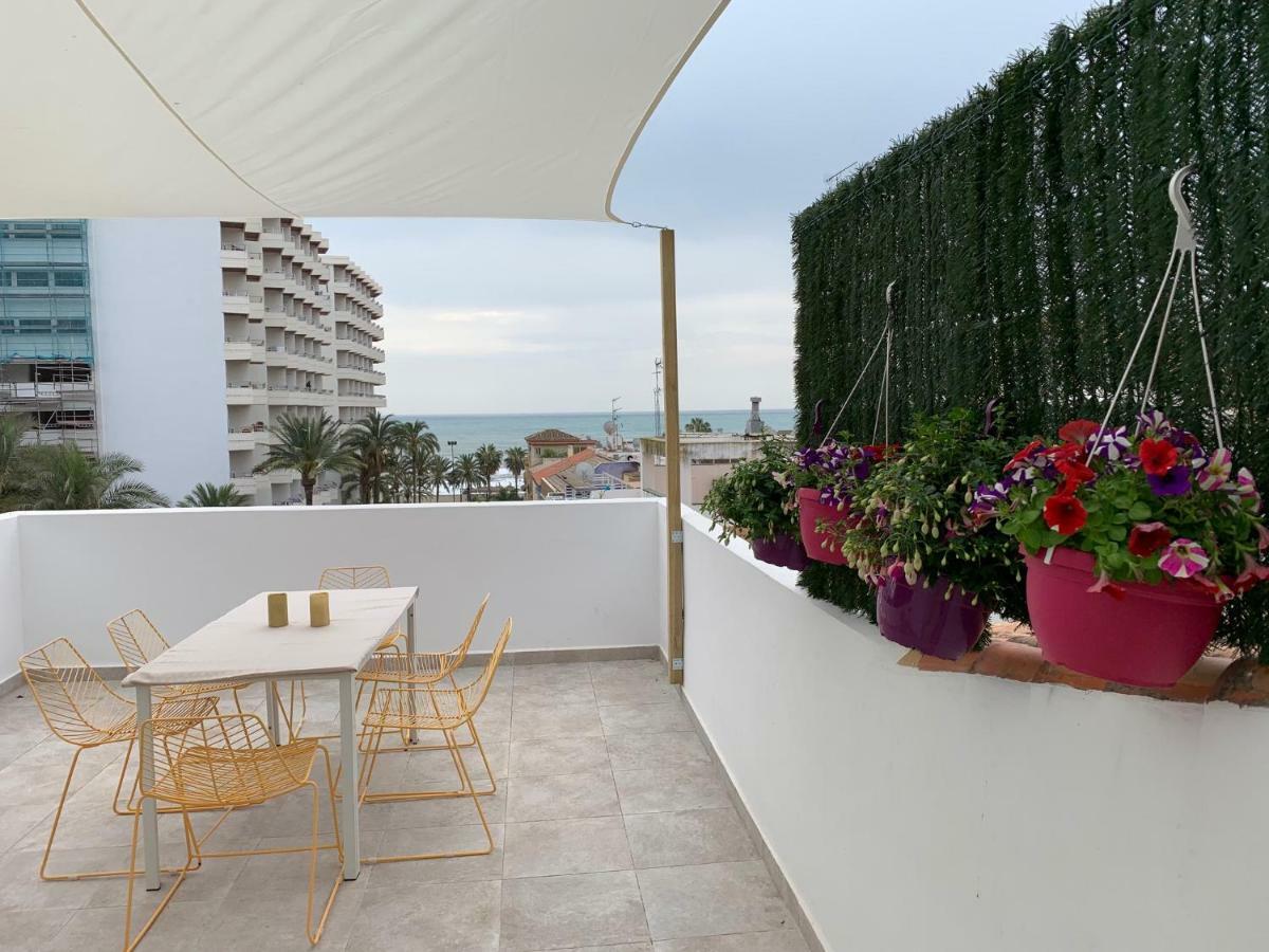 Lujoso Duplex En La Playa Con Vistas Al Mar Apartamento Torremolinos Exterior foto